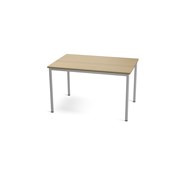 Bord Multiflex X 120x80xh72-88 cm Sølv