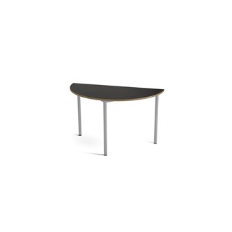 Bord Multiflex X halvrundt Ø120xh72 cm Sølv