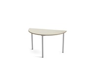 Bord Multiflex X halvrundt Ø120xh90 cm Sølv