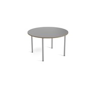 Bord Multiflex X rundt Ø120xh80 cm Sølv