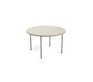 Bord Multiflex X rundt Ø120xh90 cm Sølv