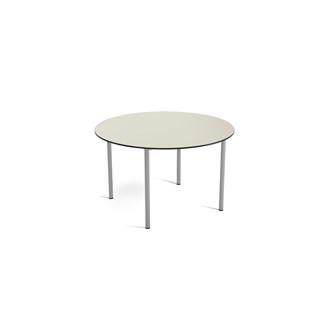 Bord Multiflex C rundt Ø120xh80 cm Sølv
