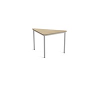 Trekantbord Multiflex X 80x80x113xh72-88 cm Sølv