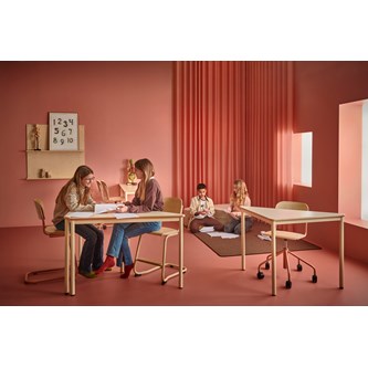Trekantbord Multiflex X 80x80x113xh72 cm Sølv