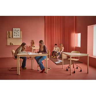 Trekantbord Multiflex X 80x80x113xh72 cm Sølv