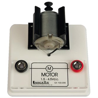 Elmotor 2-6 V med platform