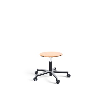 Krakk Multiflex gas ALU finér sh 38-50 cm med hjul