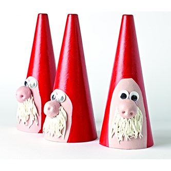 Kjeglenisse med leireskjegg