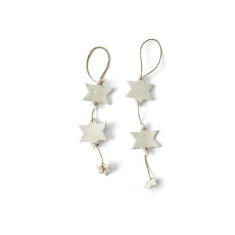 Hengende leirestjerner