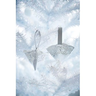 Julekurv av kakepapir