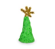 Et gyllent juletre av leire