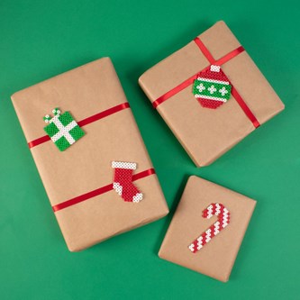 Pynt julegavene med rørperler