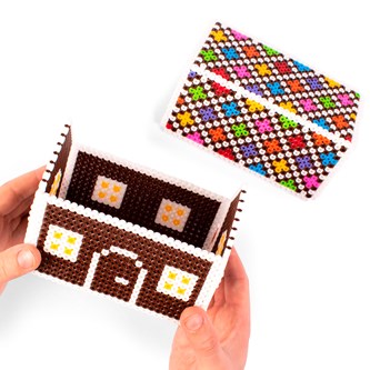 Pepperkakehus av rørperler