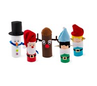 Julefigurer av papp-/doruller