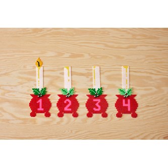 Adventslys av rørperler