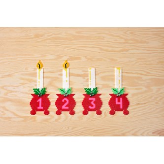 Adventslys av rørperler