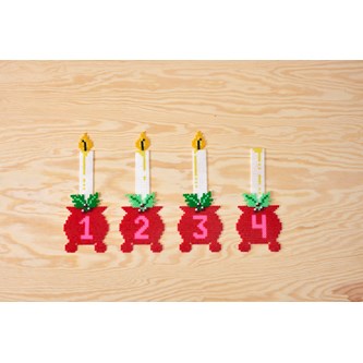 Adventslys av rørperler