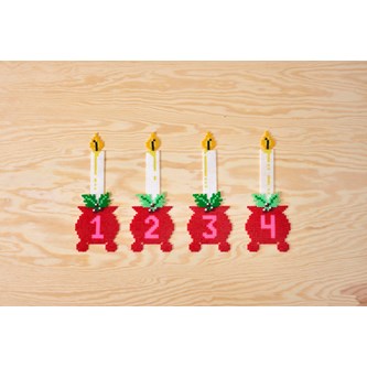 Adventslys av rørperler