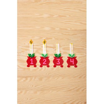 Adventslys av rørperler