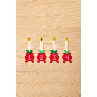 Adventslys av rørperler