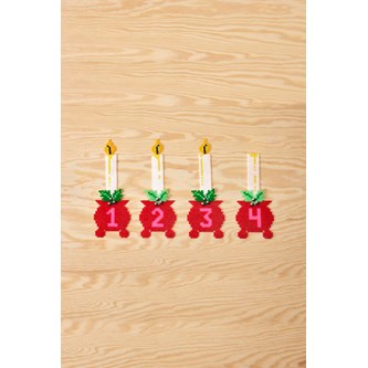 Adventslys av rørperler