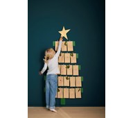 Adventskalender av papirposer