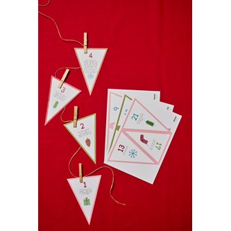 Julekalender - gratis mal