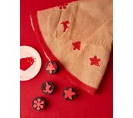 Juletretepp med julefigurer