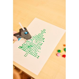 Lag juletre med LEGO®-klosser.