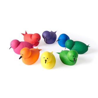 Fargeglade småfugler