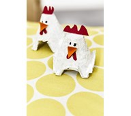 Høne av eggekartong