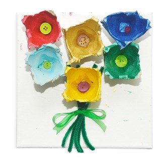 Blomsterbilde i 3D