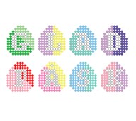 Lag påskebokstaver med rørperler