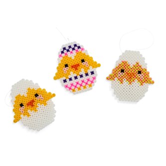 Nyklekket påskekylling av rørperler