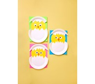 Påskekylling av papptallerken