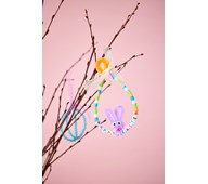 Personlig påskepynt av rørperler