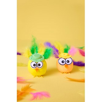 Påskekyllinger med hatt