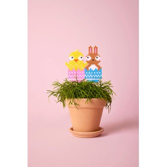 Påskepynt av rørperler