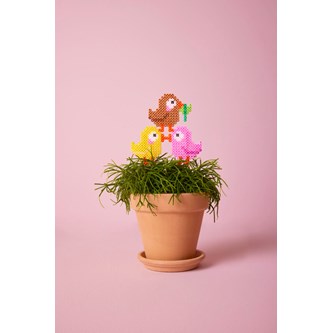 Påskepynt av rørperler