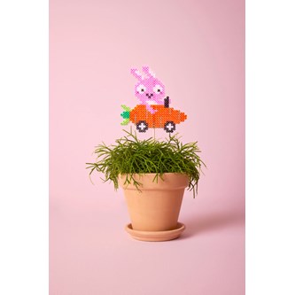 Påskepynt av rørperler