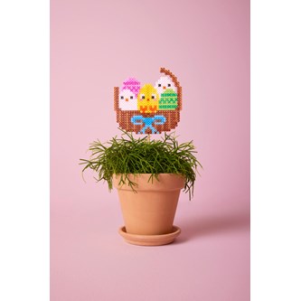 Påskepynt av rørperler