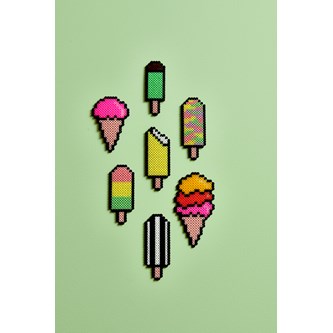 Iskrem av rørperler