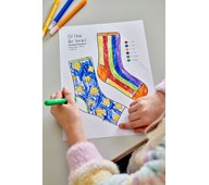 Rockesokk, fargelegg etter nummer