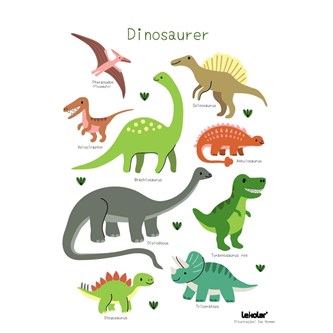 Dinosaurer, plakat