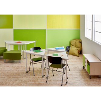 Fleksibelt klasserom, grønt