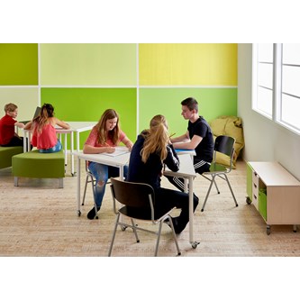 Fleksibelt klasserom, grønt