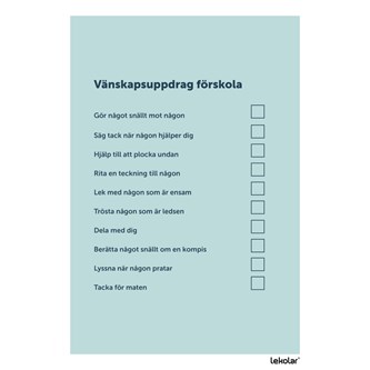Vennskapsaktiviteter barnehage