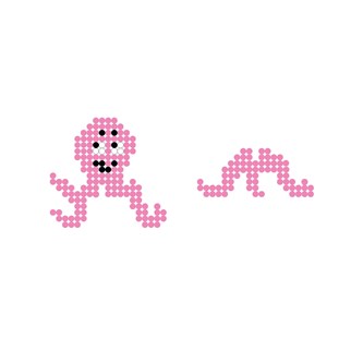 Blekksprut 3D av rørperler