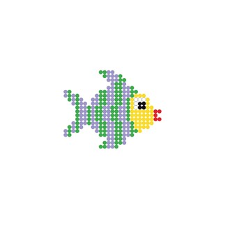 En fisk av rørperler