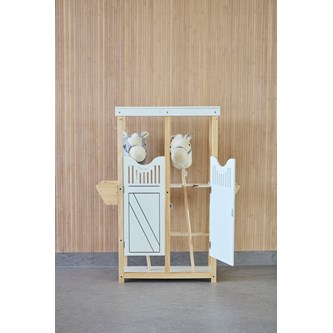 Kjepphest 80 cm hvit
